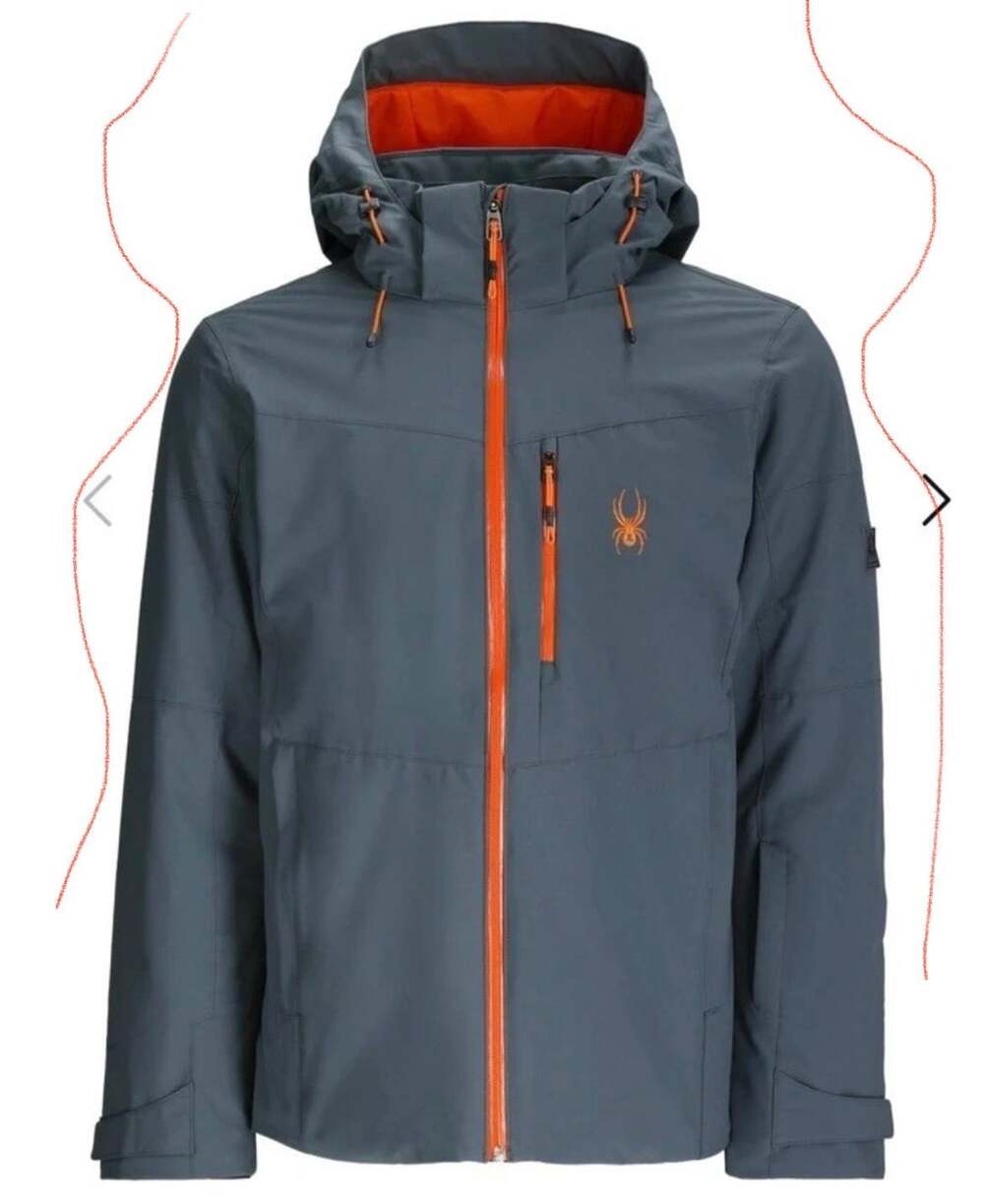 Spyder Copper Jacket Size M Slate Blue Ski
